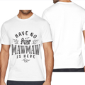 Men's Cotton T-Shirt with Front Print