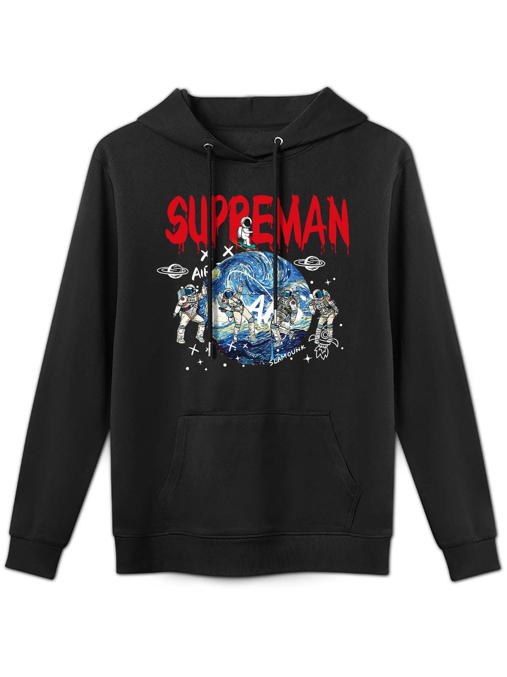 Fleece Hoodie Front Print Canadian Direct Ship