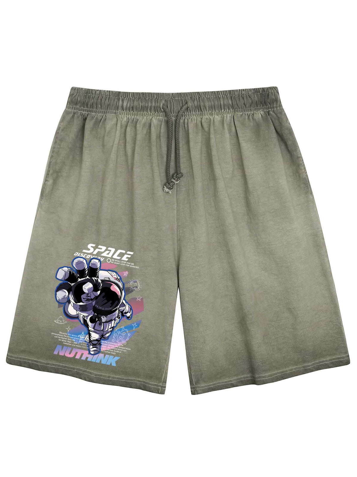 Dirty Wash Shorts Single Sided Print Tbb001