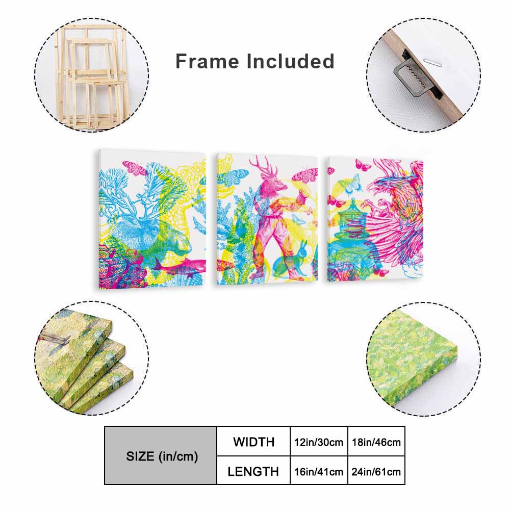 Decorative Frame Painting Vertical 3 4 Ratio