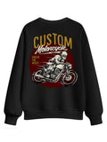 Round Neck Sweatshirt Double Sided Print Tbb001