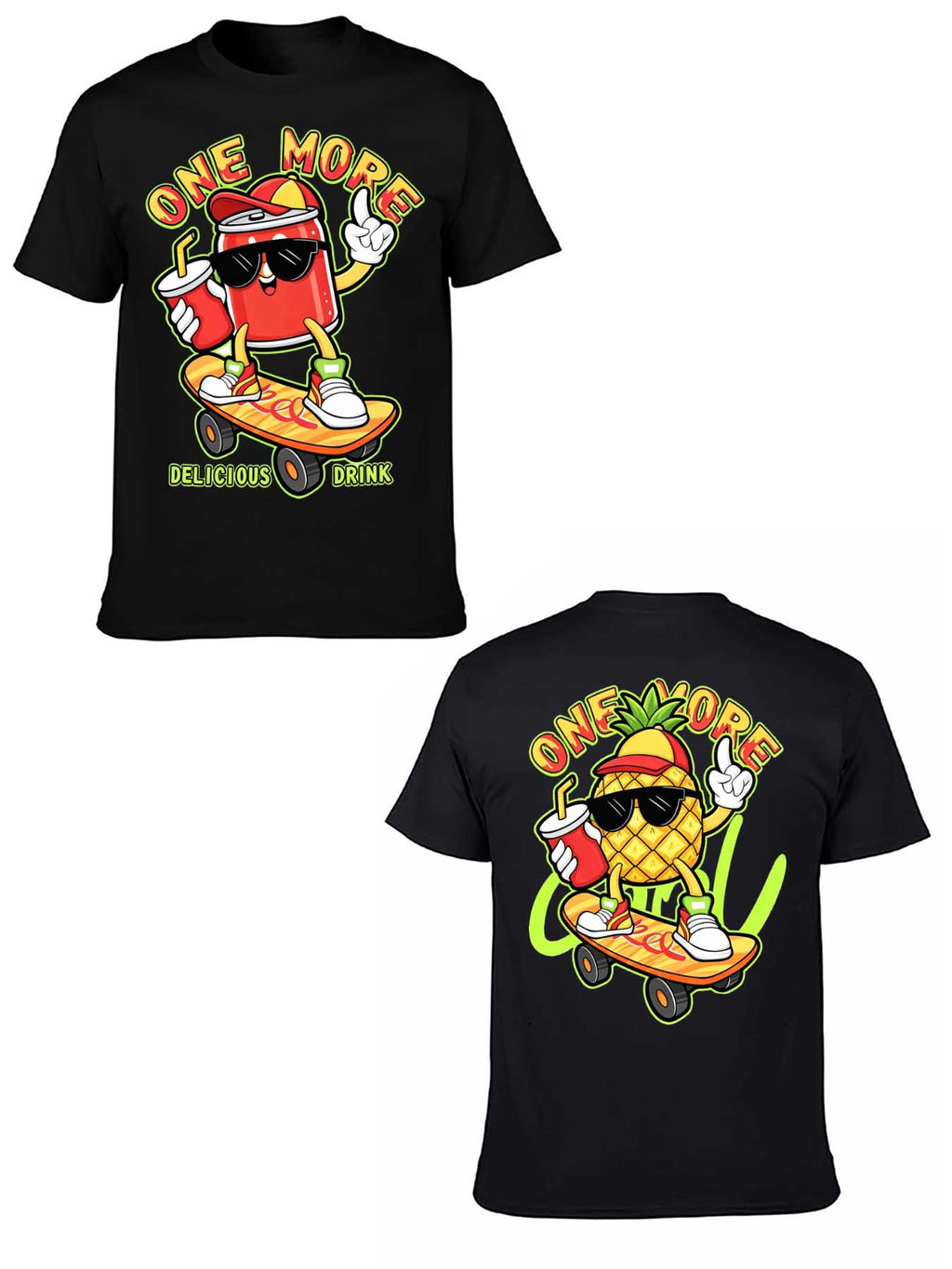 Mexican Double Sided Print T Shirt Tbb001