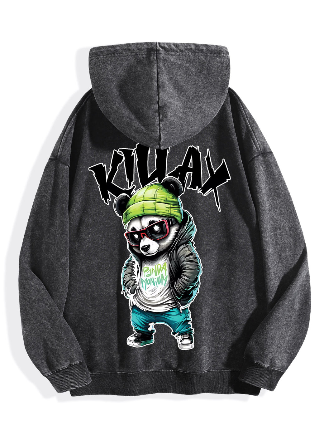 Faded Hoodie Single Sided Print Tbb001