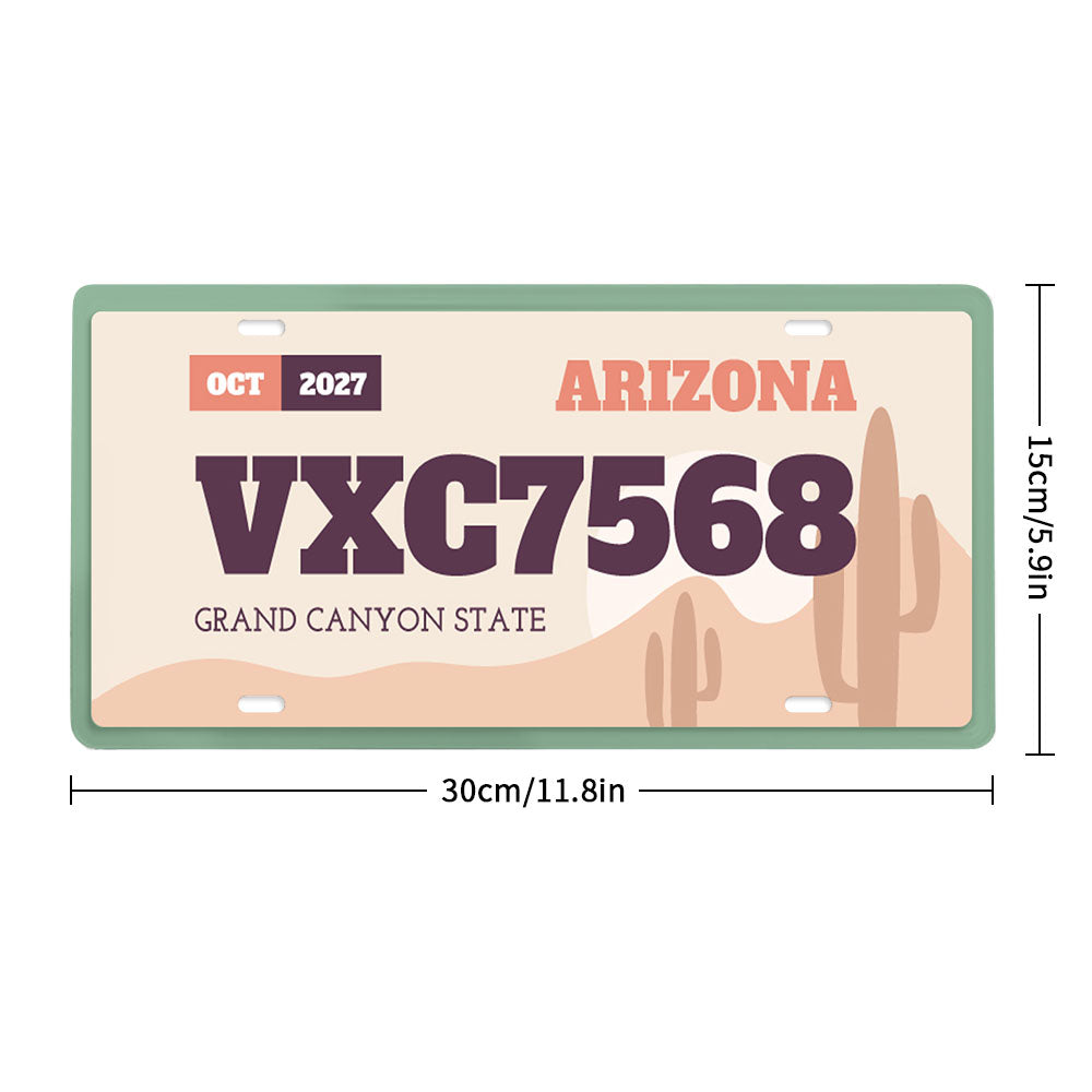 License Plate Iron Plate Us Direct Ship