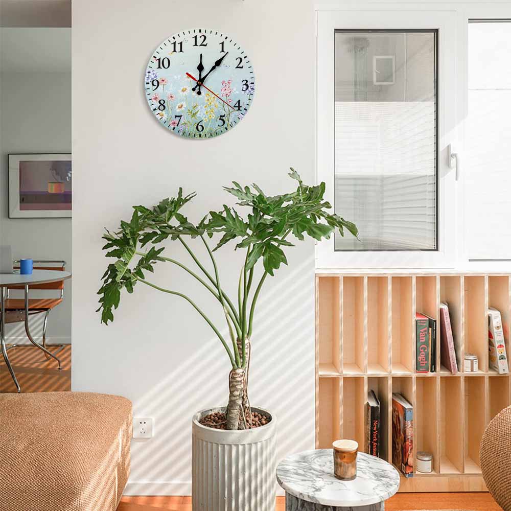 Round Wall Clock with Scale Free Shipping Usa