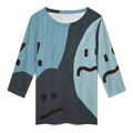Seven-sleeve T-shirt Sds-qfx Single-sided Print
