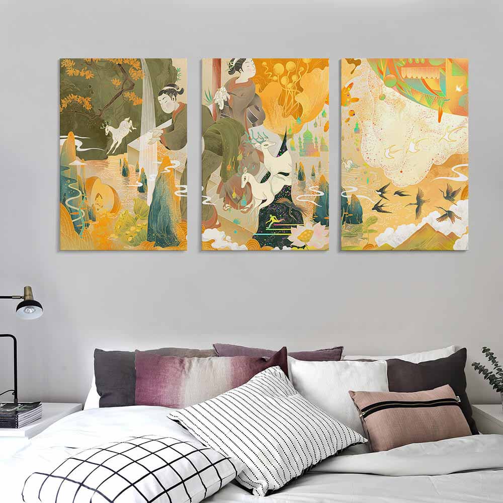 Decorative Frame Painting Vertical 2 3 Ratio