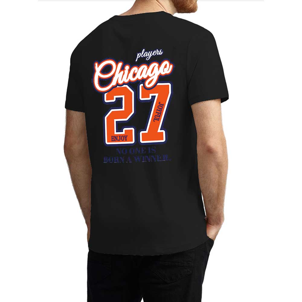 Men's Pure Cotton T-Shirt with Print