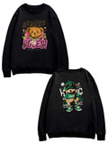 Round Neck Sweatshirt Double Sided Print Tbb001 Japanese