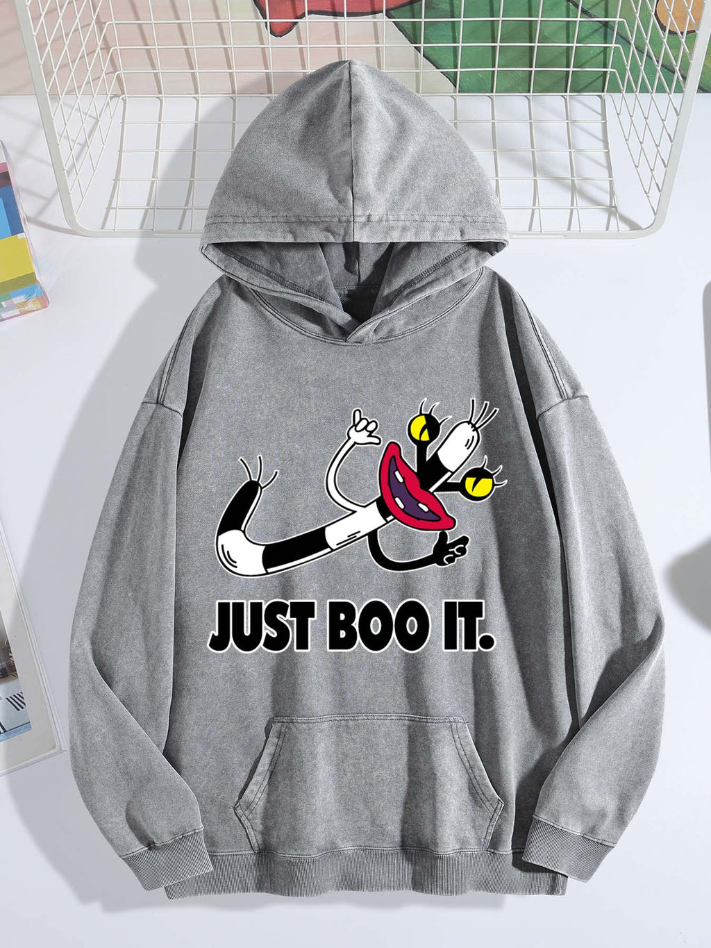 Faded Hoodie Single Sided Print Tbb001