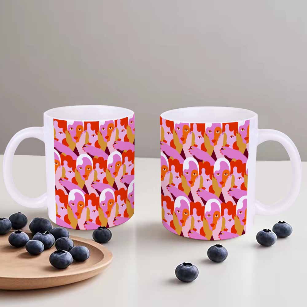 Full Color Print White Mug Us Direct Ship