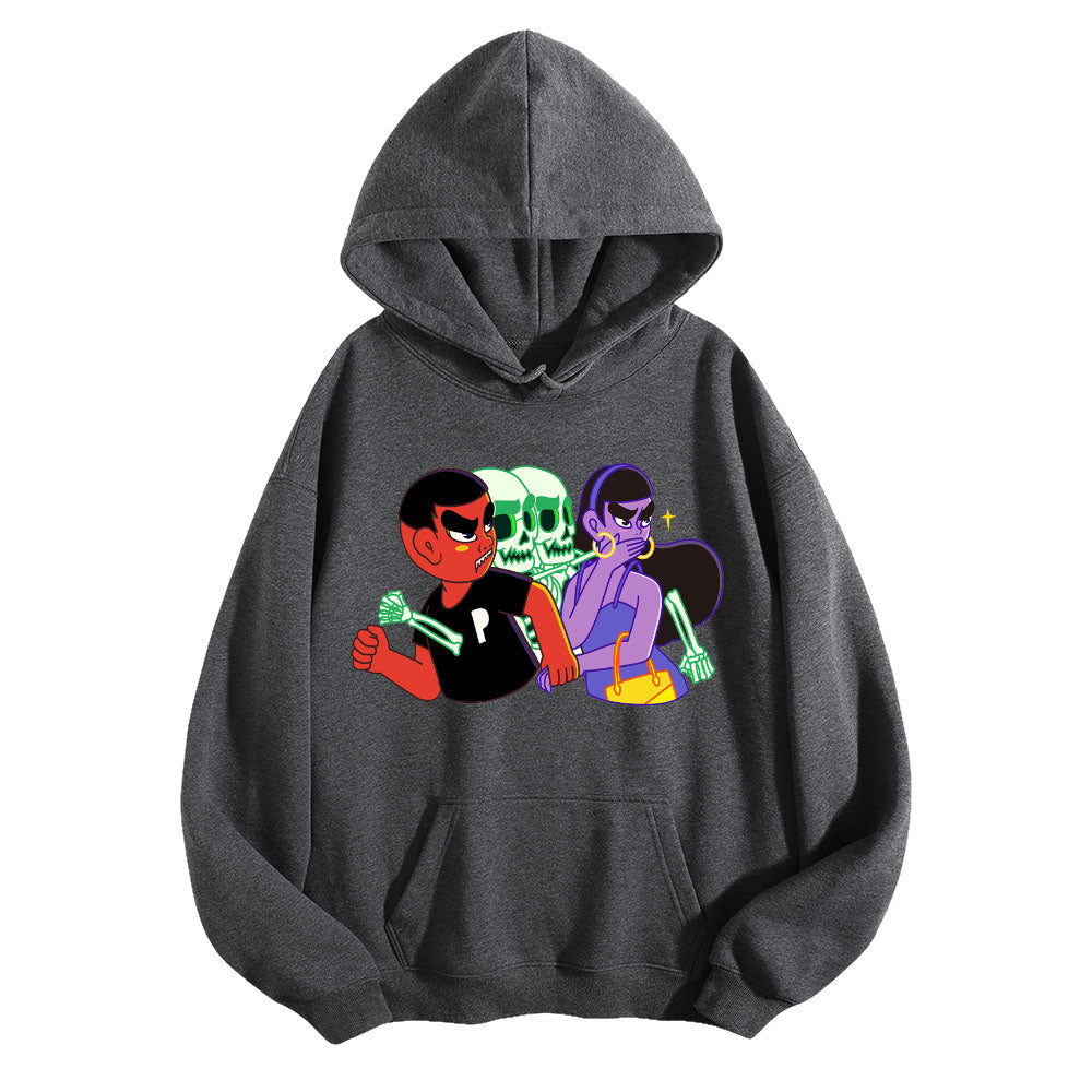 Hooded Pullover with Drawstring Tbb001 Us Ship