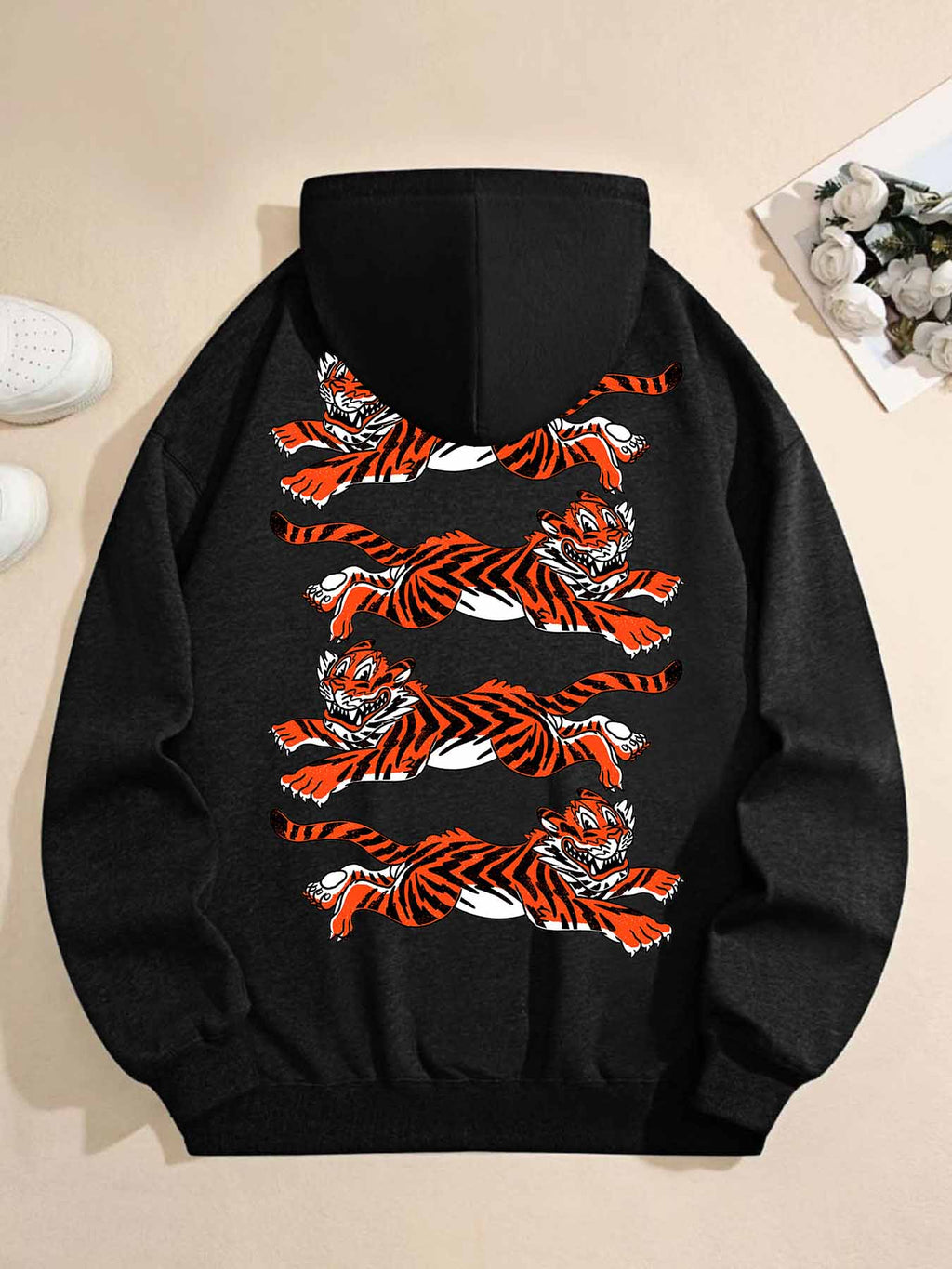 Hooded Sweatshirt Double Sided Print Tbb001