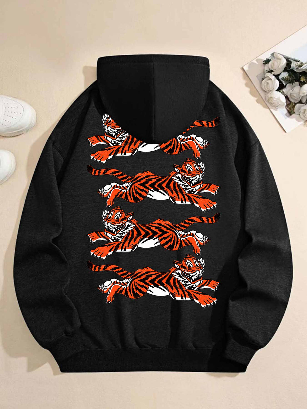 Hooded Sweatshirt Double Sided Print Tbb001
