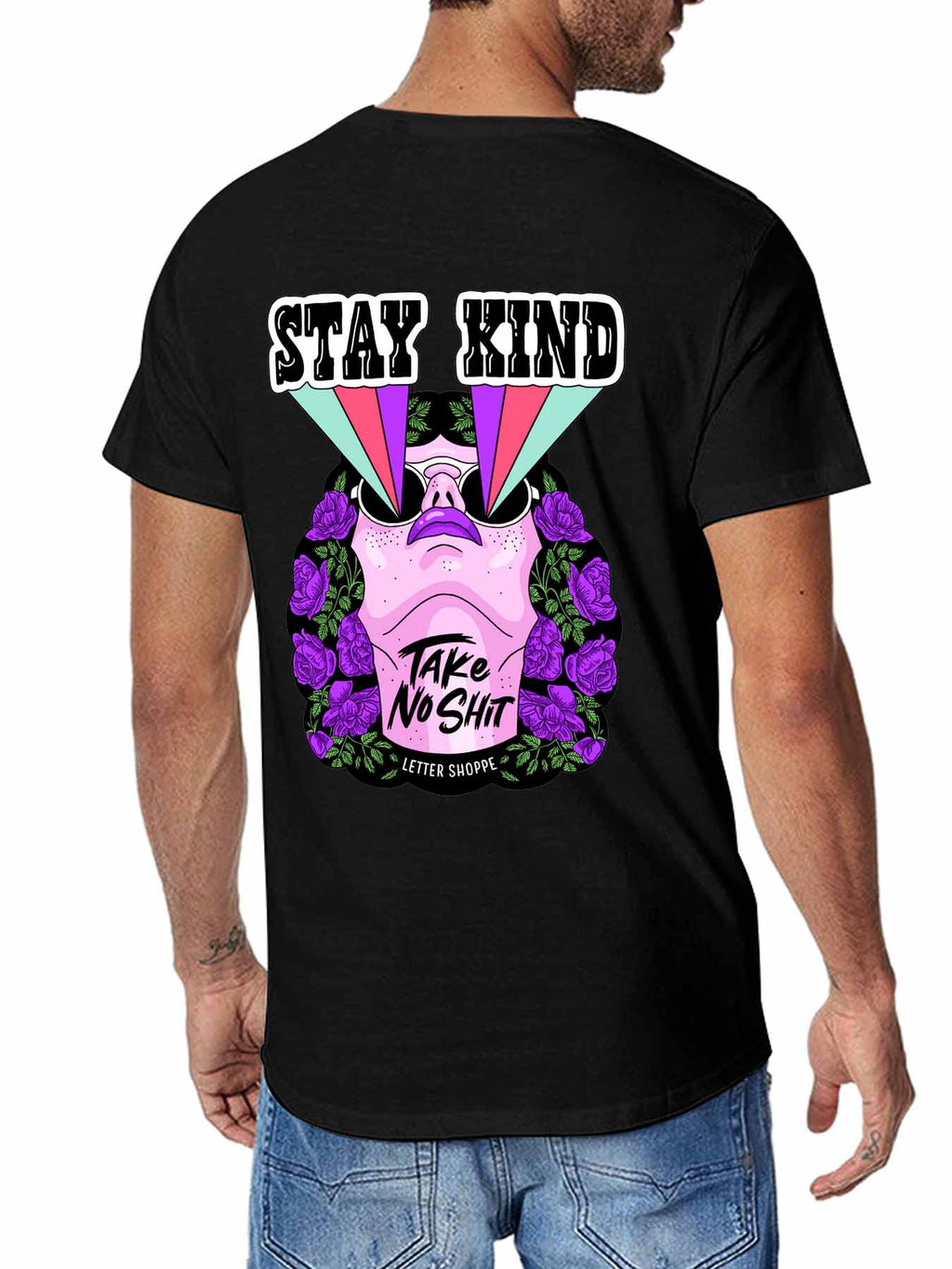 Cotton Short Sleeve Tee Single Sided Print Tbb001