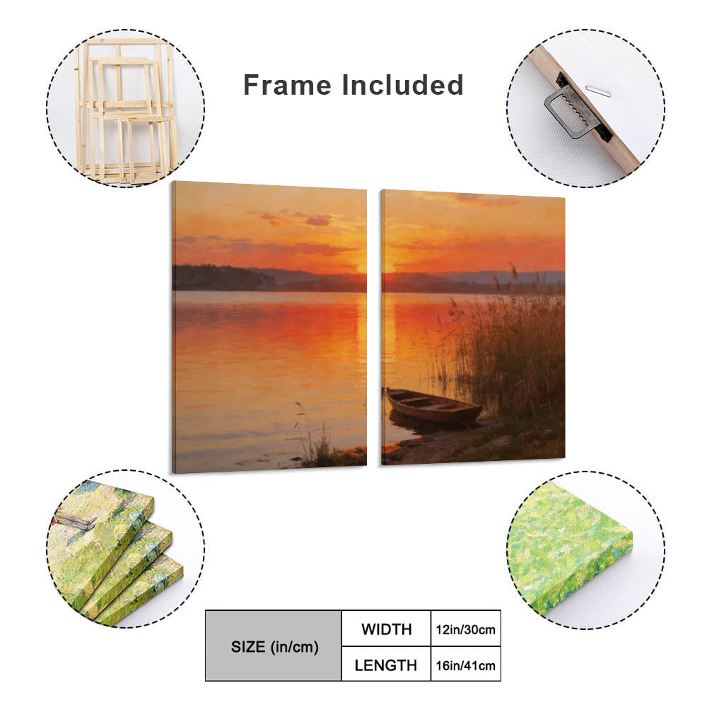 Decorative Frame Painting Vertical 3 4 Design Tbb001
