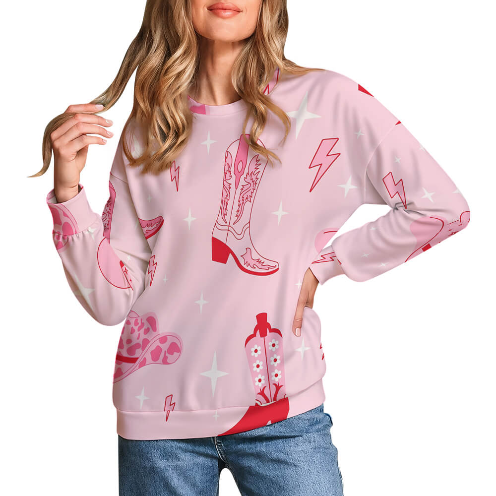 Oversized Drop Shoulder Sweatshirt Sds-cljxwt