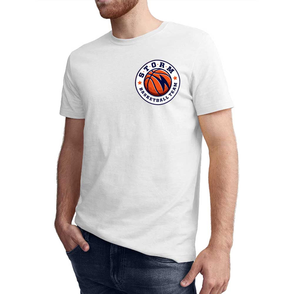 Men's Pure Cotton T-Shirt with Print