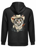 Fleece Hoodie Back Print Mexican Tbb001
