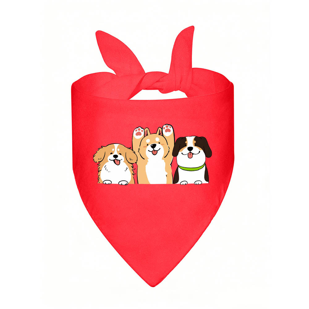 Solid Pet Triangle Scarf Free Shipping Usa