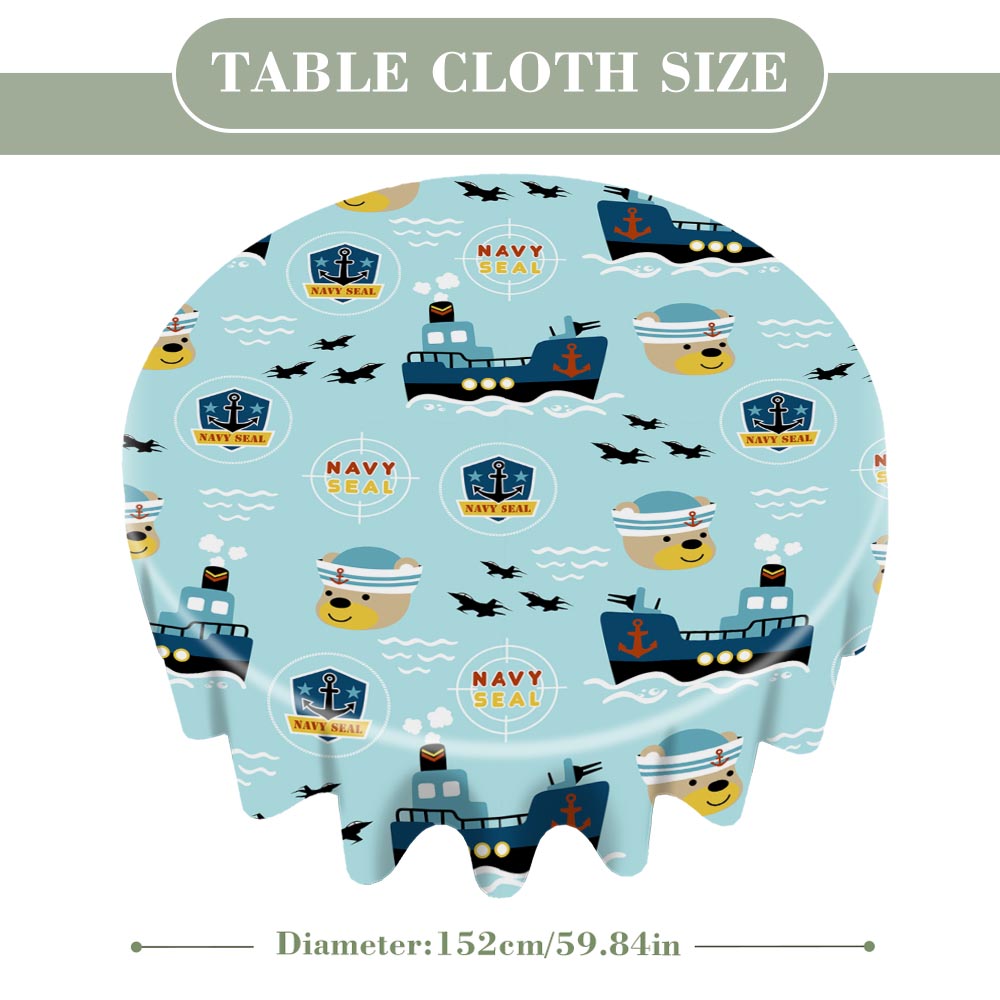 Round Tablecloth Straight Edge