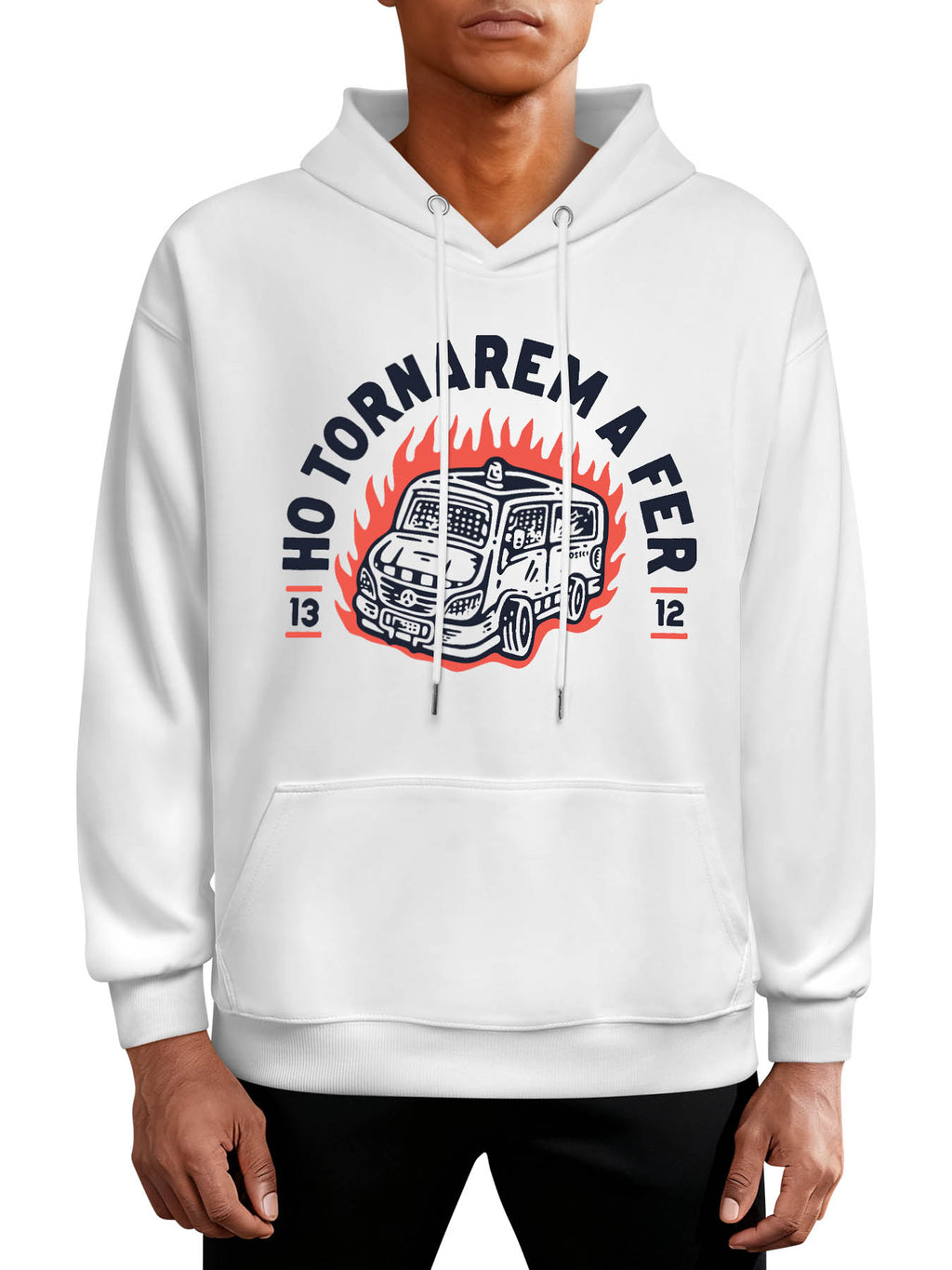 Hoodie Double Sided Print Japanese Ship