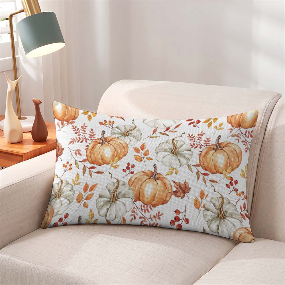 Flax Fabric Pillow Cover