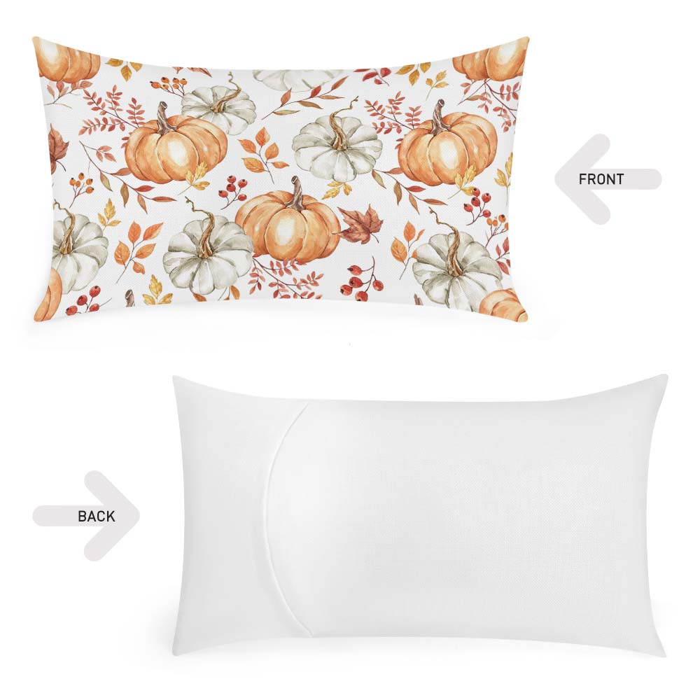 Flax Fabric Pillow Cover