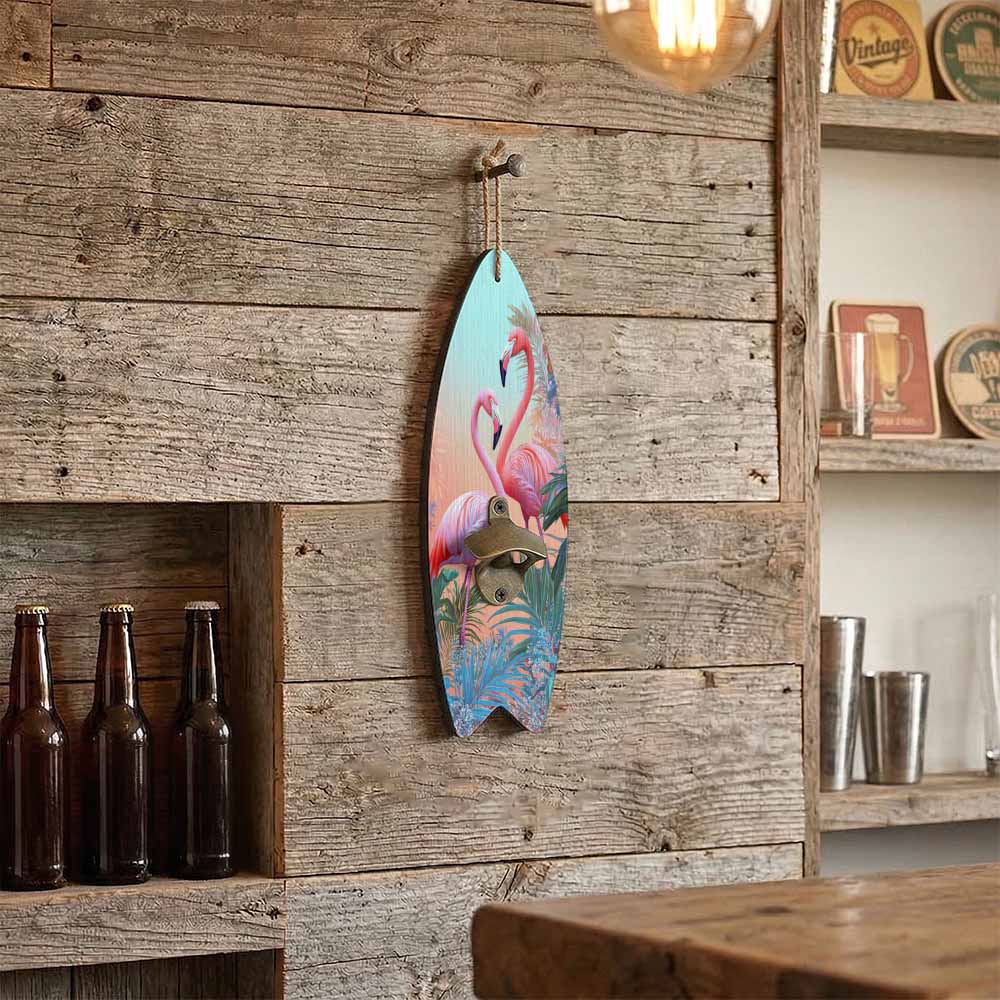 Wooden Wall Bottle Opener Multiple Styles