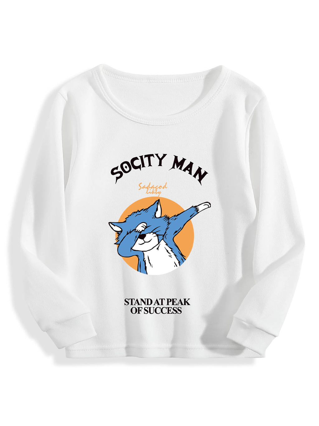 Kids Long Sleeve Single Sided Print Tbb001