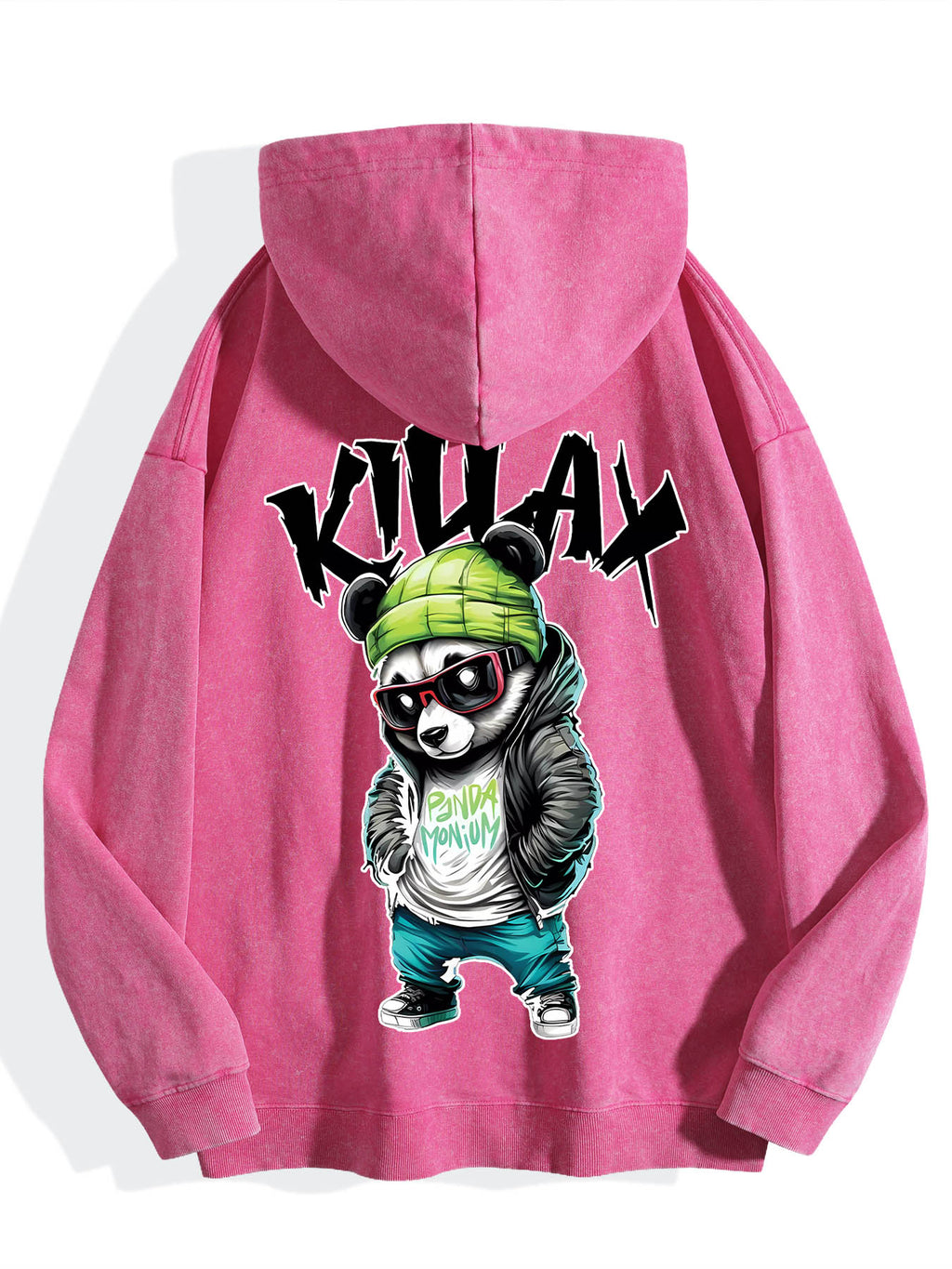 Faded Hoodie Single Sided Print Tbb001