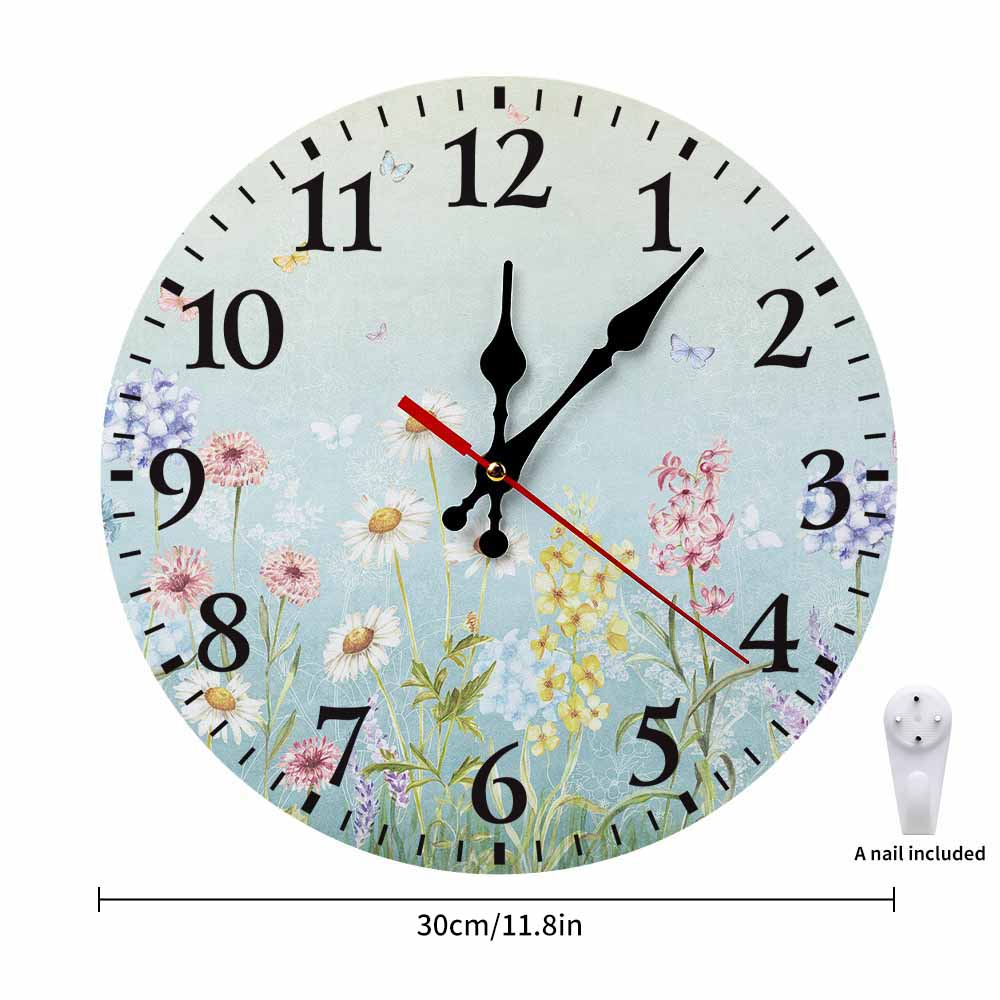 Round Wall Clock with Scale Free Shipping Usa
