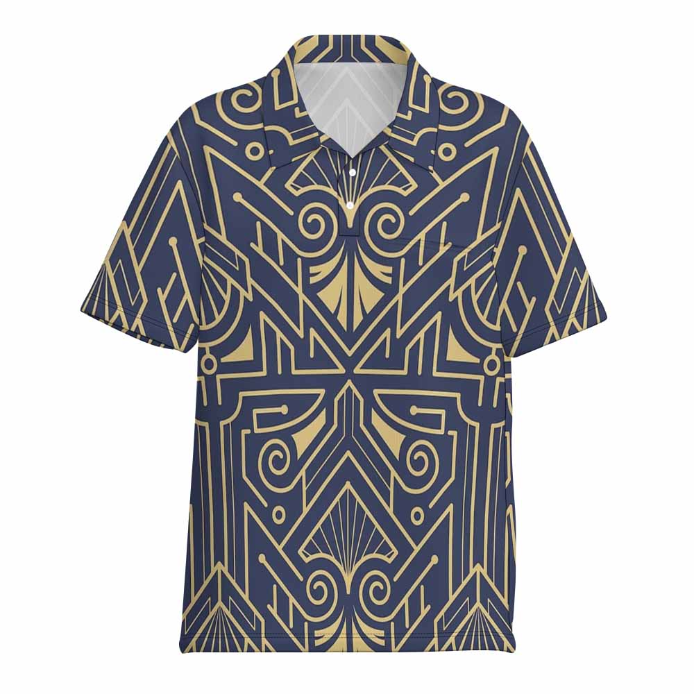 Short Sleeve Women's Polo Shirt Double Pocket Msyx340