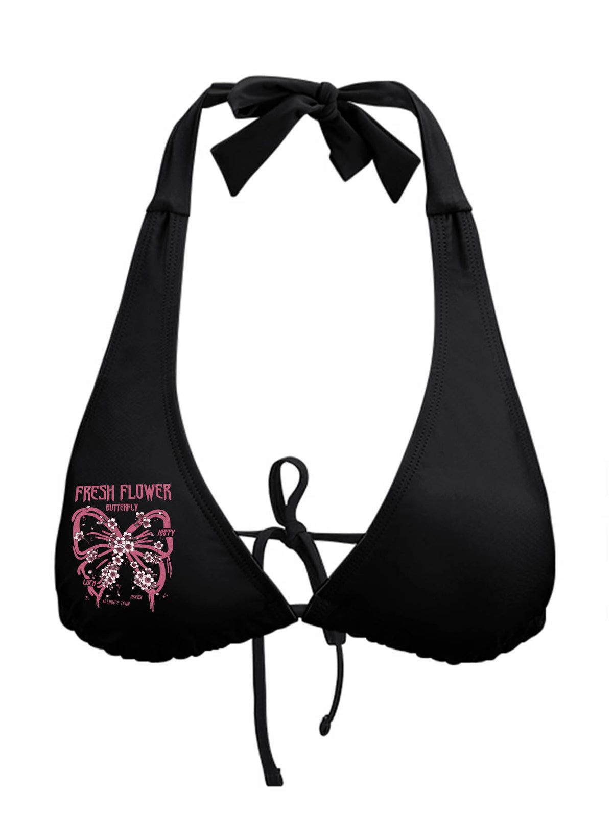 Women Bikini Top Double Sided Print