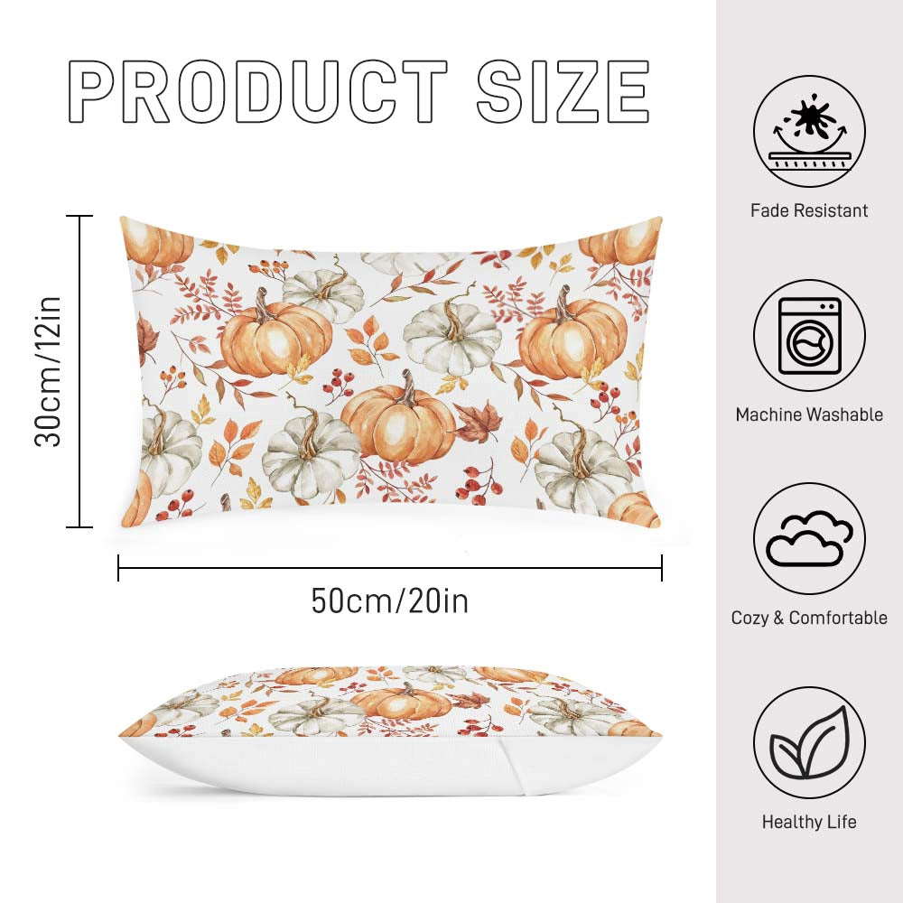 Flax Fabric Pillow Cover