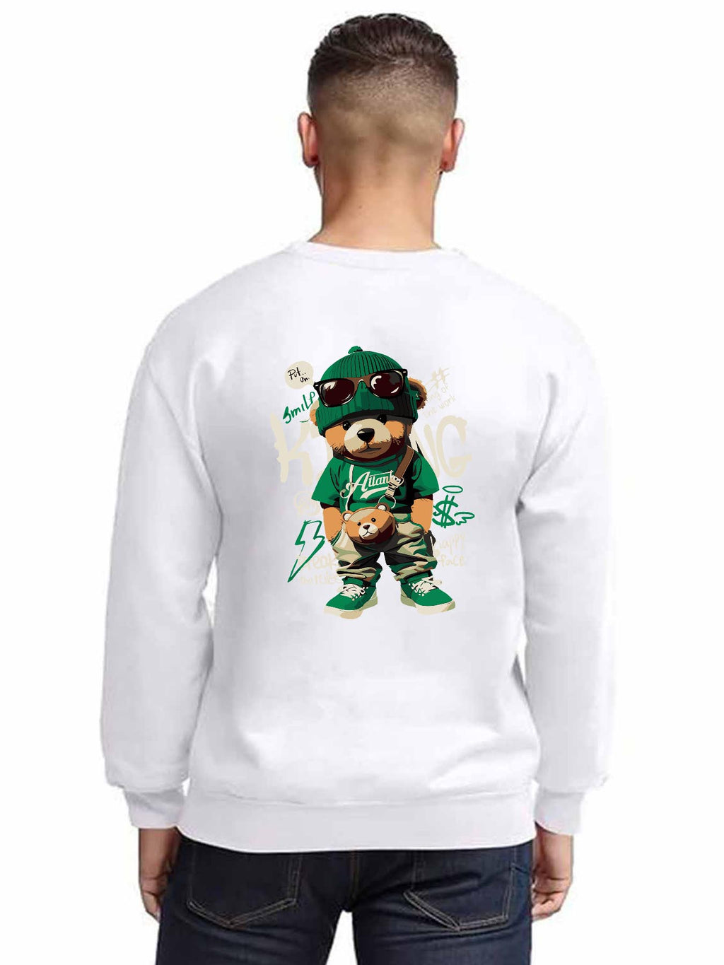 Round Neck Sweatshirt Single Sided Print Tbb001 Japanese