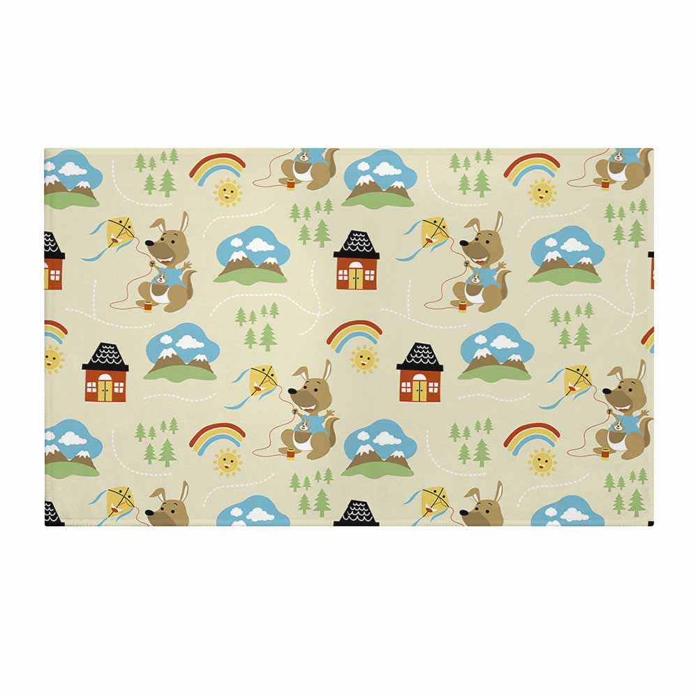 Flannel Anti Slip Mat Us Direct Ship