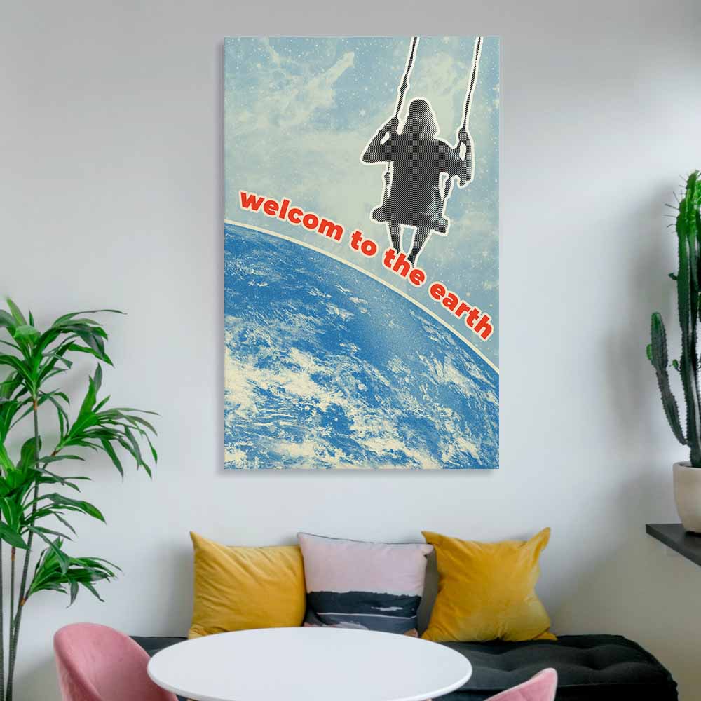 Decorative Frame Painting Vertical 2 3 Ratio