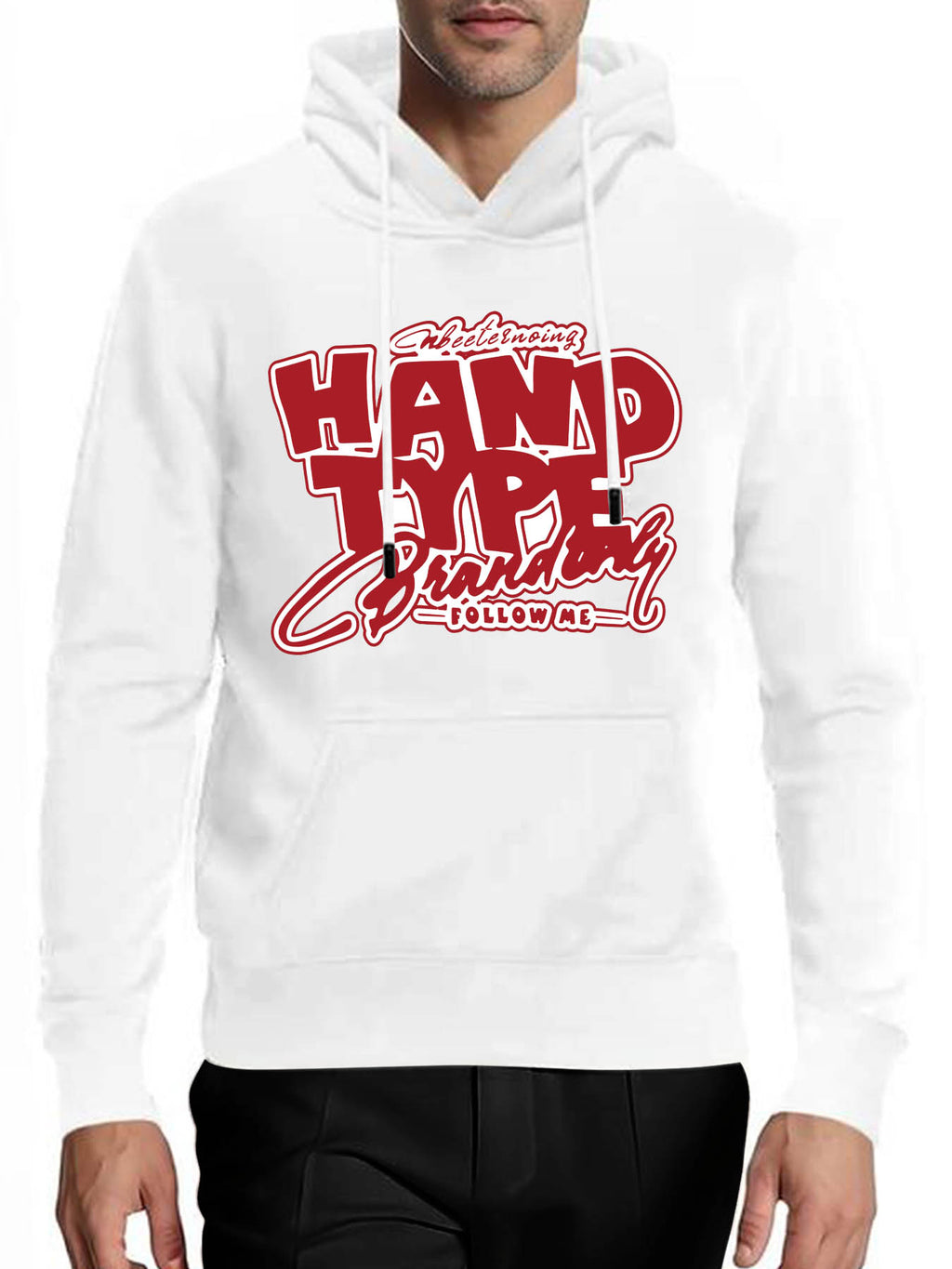 Hooded Sweatshirt Single Sided Print Tbb001