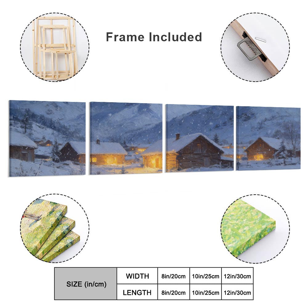 Decorative Frame Painting Single Sided Print