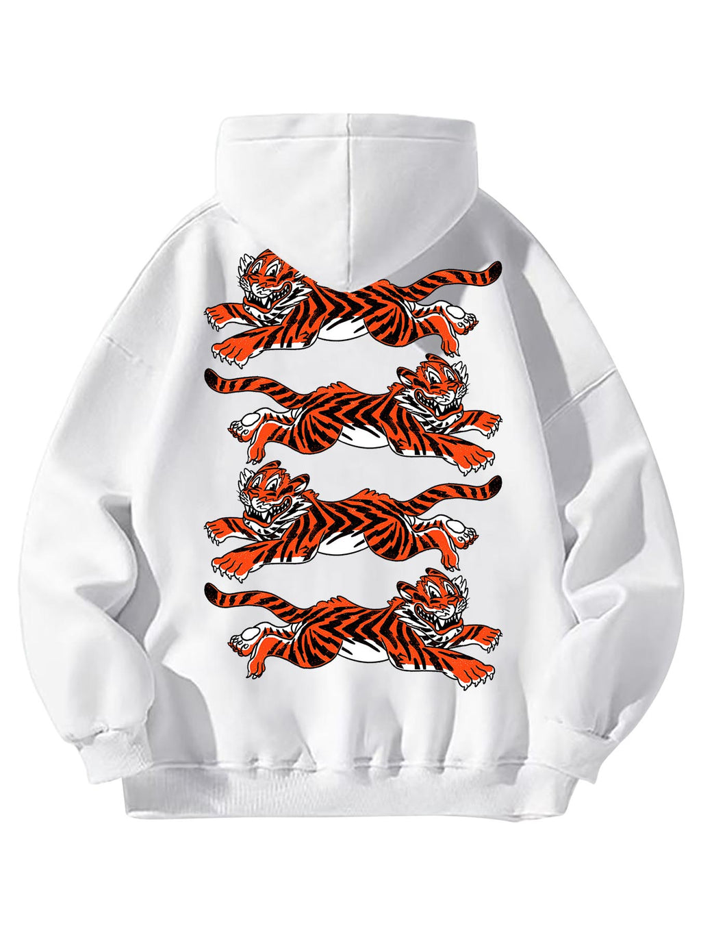 Hooded Sweatshirt Back Print Single Sided Tbb001