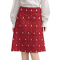Women's High-waist Invisible Zipper Skirt Btq1