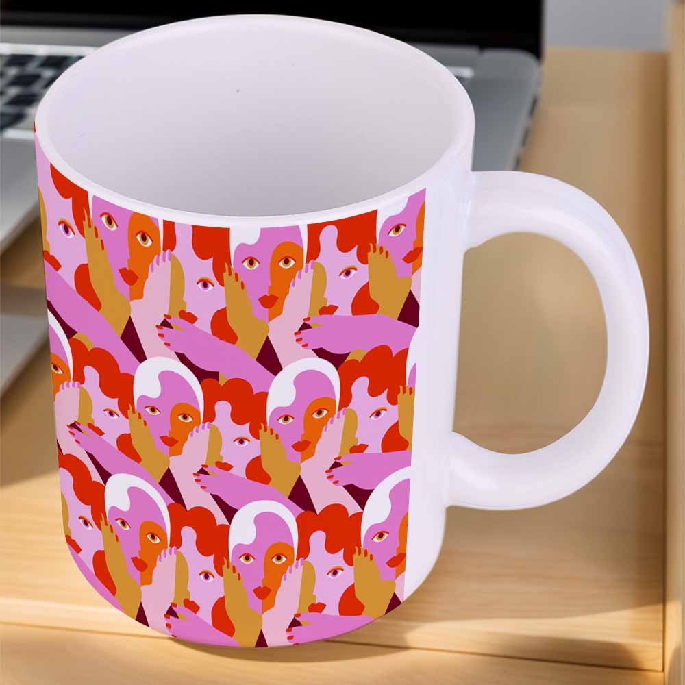 Full Color Print White Mug Us Direct Ship