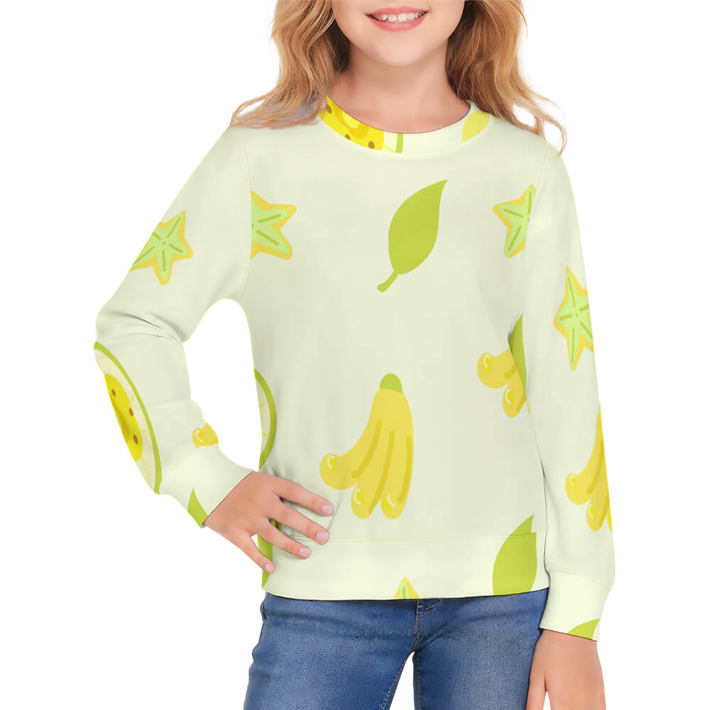 Kids Regular Sleeve Sweatshirt Sds-etylwt Single Image Collage