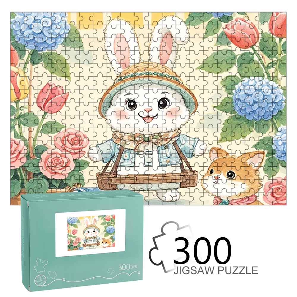 Wooden Puzzle Horizontal Single Image